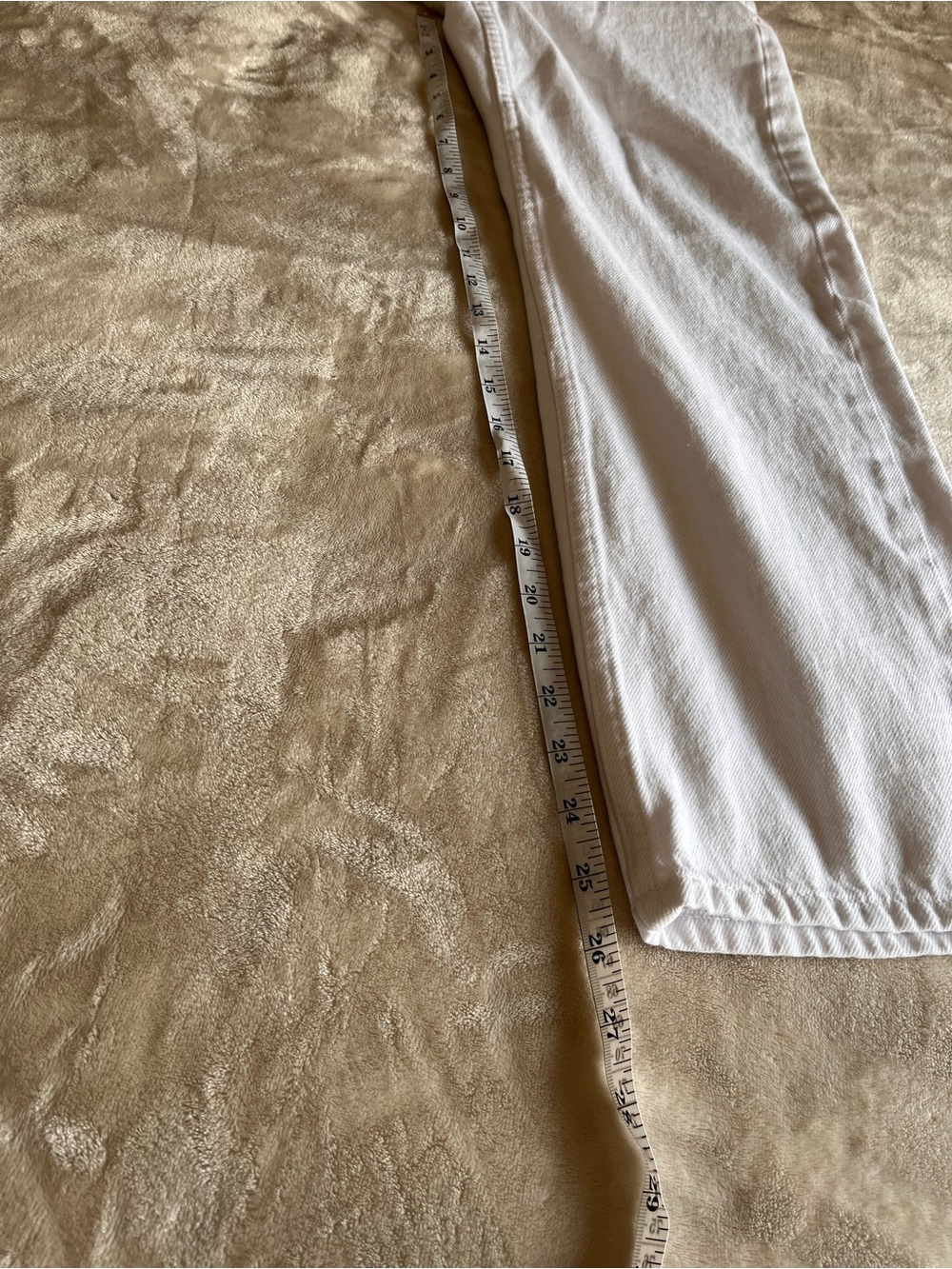 ZARA White Denim Wide Leg Jeans Girls Pants Sz 11/12 (fits women’s Sz 2) EUC - Picture 7 of 7